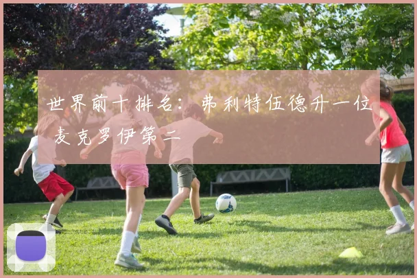 世界前十排名：弗利特伍德升一位 麦克罗伊第二