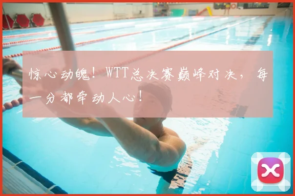 惊心动魄！WTT总决赛巅峰对决，每一分都牵动人心！
